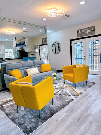 Main living room - FULLY Furnished 3-Bedroom Home Near TSU, UH, Downtown, and the Texas Medical Center