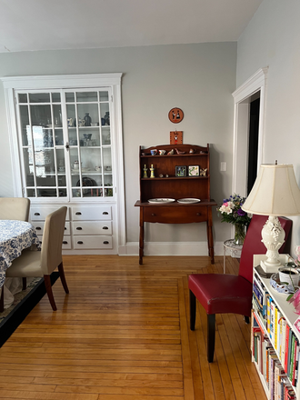 Living/Dining Area - Room Available in Spacious, Sunlit 2BR/1Ba Coolidge Corner Apartment