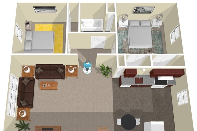 Floor Plan - Lantern Court Apartments