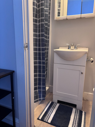 Bathroom has all the essentials, attached to bedroom - VCU Apartment Next to Broad Street