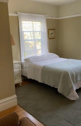 Bedroom # 1 Southeast - Large, Furnished, Fully-Equipped Elmwood Edwardian 8 Blocks to Campus. 2 blks to College Ave.
