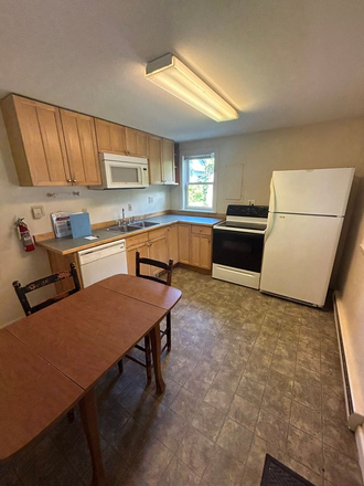 kitchen! front door is in the kitchen just not in view. two windows and basement door also not pictured. Decorated now! - Looking for 2 roommates! Perfect location, laundry on site, free street parking plus driveway!