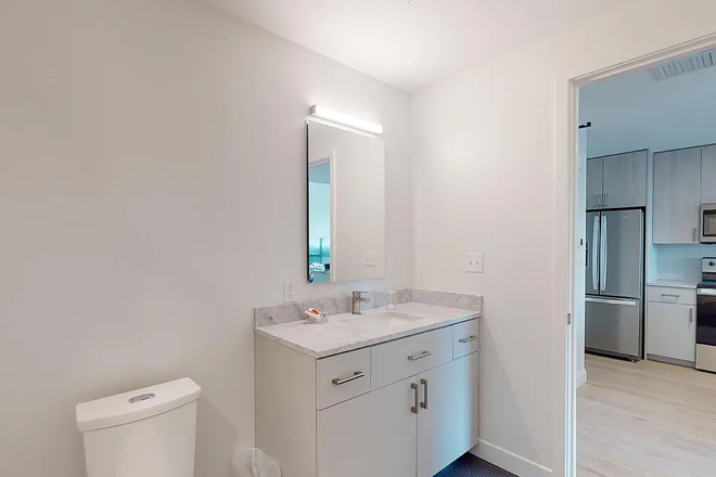 Bathroom - 55 Brighton at Packard Crossing: Boston, MA Luxury Apartment