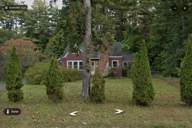 View from the road - Charming Cape-style on 3 acres, close to Amherst line