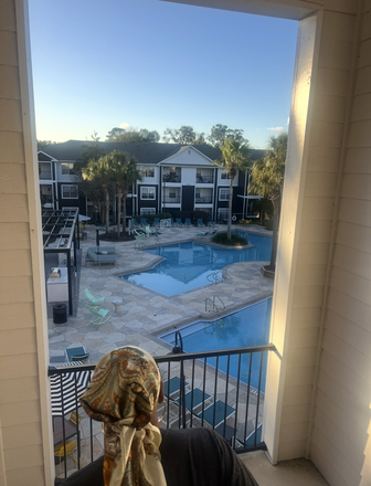 Community Pool outside of apartment - On20 Apartments