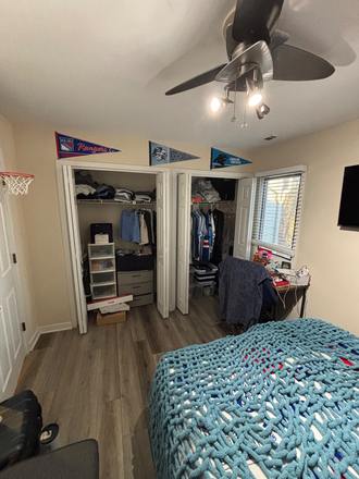 Bedroom with 2 large closets - Mill Creek Condominium