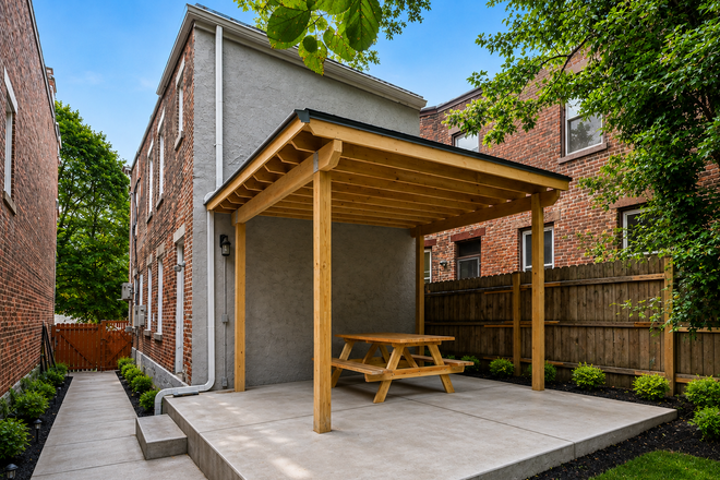 backyard - Newly Renovated 1BR with Mini-Split A/C, Laundry & Storage Duplex