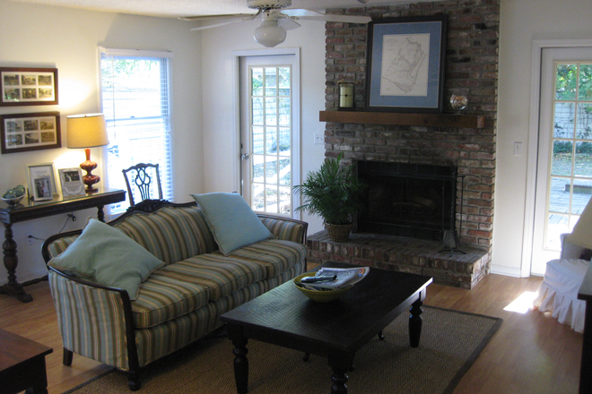 Living Room - Old Mt. Pleasant Duplex w/ Private Yard Duplex