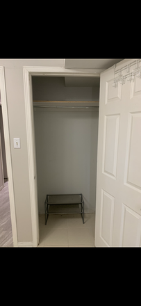 Bedroom Closet - 🏠 Newly Renovated 1-Bedroom Basement Apartment — Ideal for Students