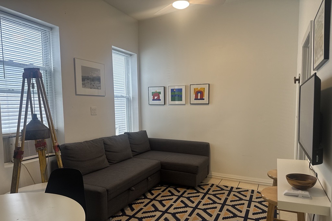 Living/Dining - Cozy One Bedroom Next to the Park — All Utilities Included (Except WiFi) — In-Unit Laundry Apartments