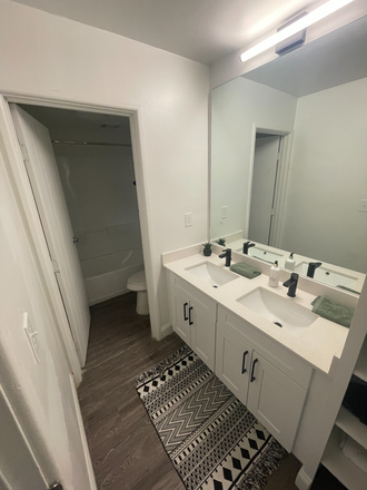 Bathroom - Victory on Burcham Apartments