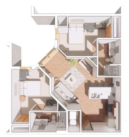 2 Bed 2 Bath A - Lease Takeover: Furnished Room Available Late September