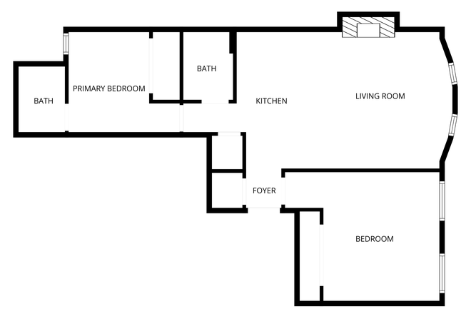 Floorplan - CENTRAL AIR & IN UNIT LAUNDRY!!! LUXURY LIVING MOMENTS FROM CAMPUS