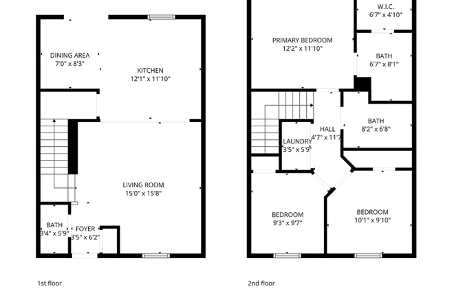Floor Plan - ONE ROOM LEFT – Brand‑New Townhouse (Boulder Ridge Community) Female JMU Students