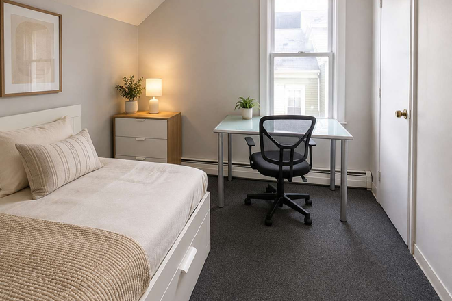 Apartment2 Room4 160 sqf with build wardrobe - Fully furnished large bedroom in newly renovated 4 bedroom 2 bathroom apartment