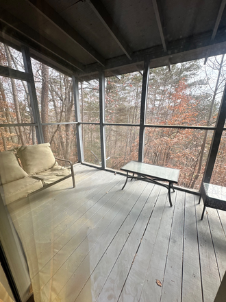 Porch with access from the master bedroom - Doe Mountain Dr