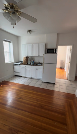 Kitchen (during move-in, unfurnished) - One bedroom available, close to campus