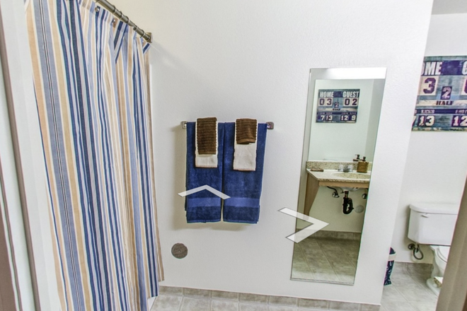 Bathroom - Private bed and bath at Grandmarc Apartments