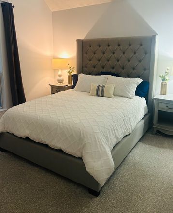 Bedroom 1 - Private Bathroom - The Ashbury | 3BR Home Near Decatur Colleges & MARTA