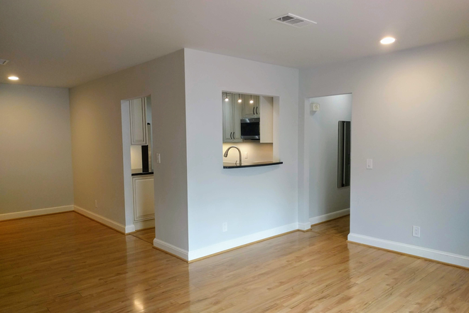 Open living room and dining room floorplan - 2bdrm/2bthrm Harwood Community Short Walk to Emory, CDC, Emory Hospitals