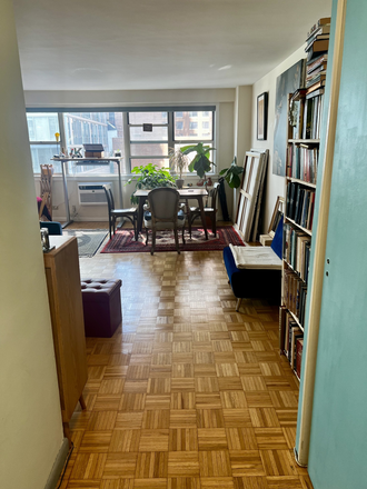 Living room - Sunny minimal, clean studio, lots of light, walking distance to everything