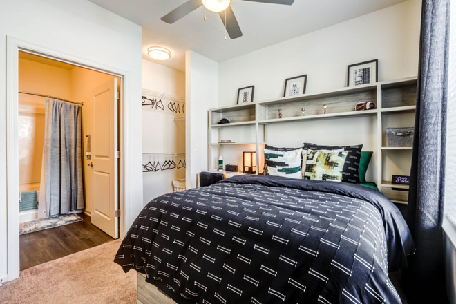 Private Bedroom w/ open closet area - Rush Student Living