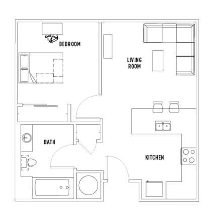 Floor Plan - Plaza Verde 1