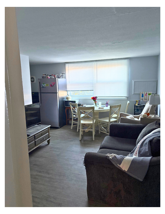 Living/Dining Area - Newly Renovated Apartment - 9 Minutes from campus