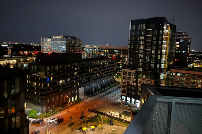 View from Balcony - Bright and Spacious 2beds+2baths, Parking& Locker Condo at 30 Tretti Way