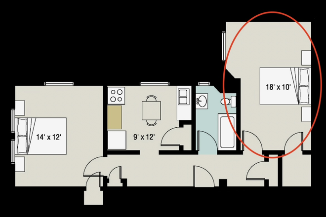 Floor Plan - Chesterfield Apartments