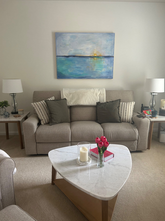 Living Room (Couch, Coffee Table, 2 End Tables) - Townhouse in NewTown