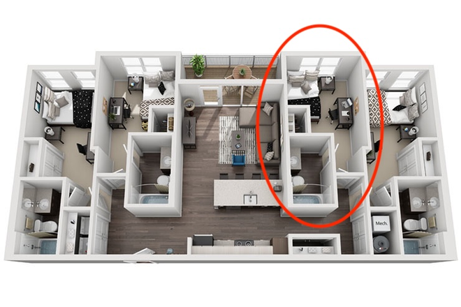 Unit Floorplan - The Standard at Auburn