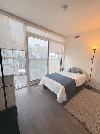 Bed D - Private Flex Room for Rent - 501 Yonge St