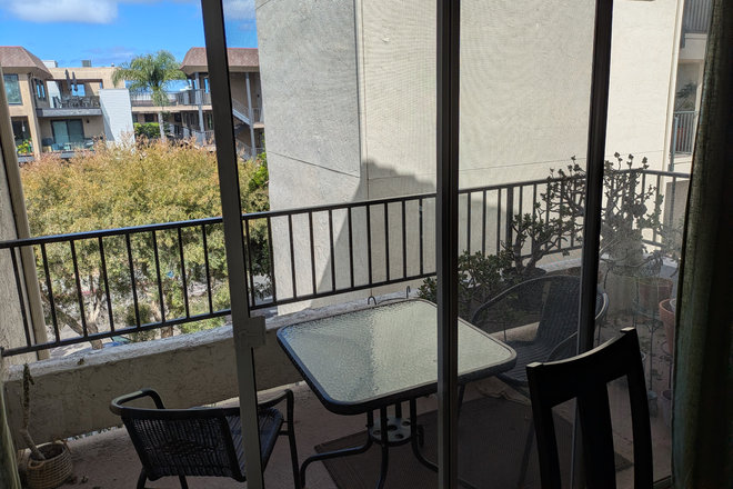 view from the balcony - Quiet condo in lively part of town