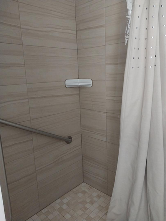 shower wall - Private Furnished Suite 5 miles to UMD from Silver Spring, MD