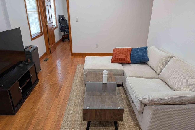 Living Room - 2b1b Lower Allston, Off-Street Parking, AC, In-Unit Washer/Dryer