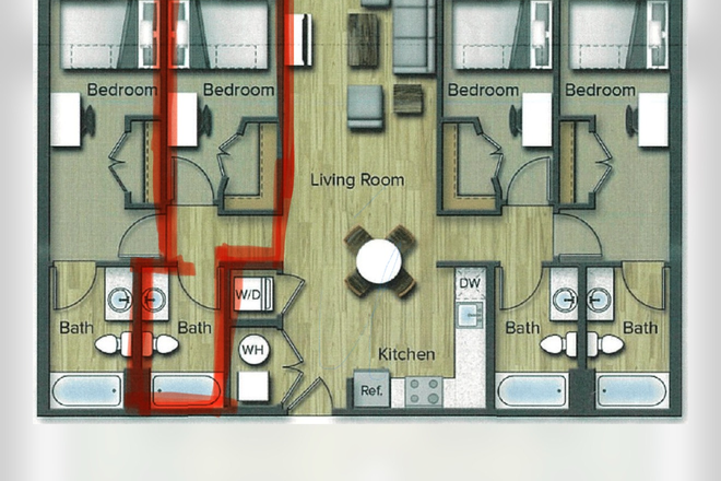 Floorplan - Terrapin Row Apartments
