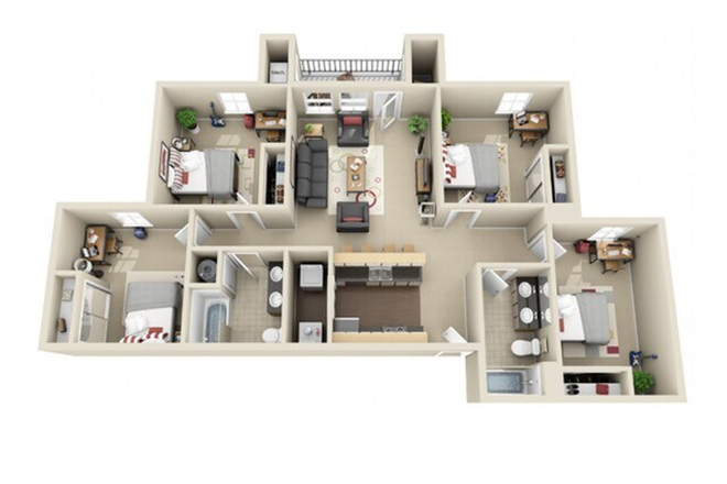 Overview of the floorplan - The Village at Chandlers Crossing Lease Takeover
