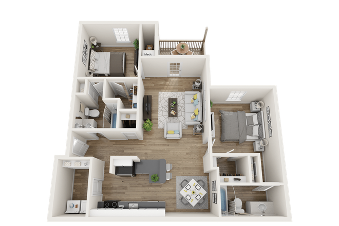 Layout - Blue Hill Apartments