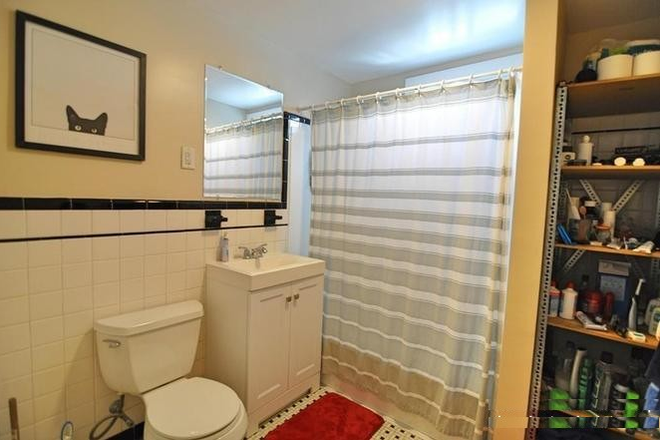 Bathroom on first floor. - House near Harvard Square