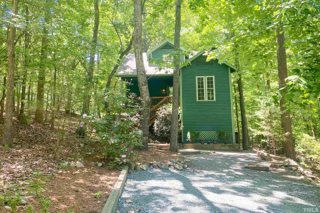 Here's the front. - Forested nbhd, private entrance - your own room, ofc, bathrm - dog-walking for lower rent