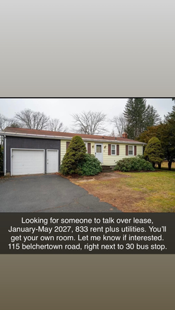 Outside - 115 belchertown road, close to bus line. House