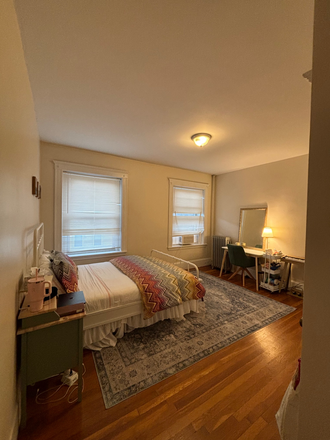 Available Bedroom - Large light filled bedroom (1/4) at Packards Corner