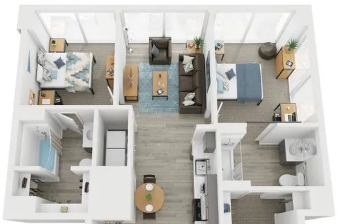 Full, slightly inaccurate floor plan - Life Tower