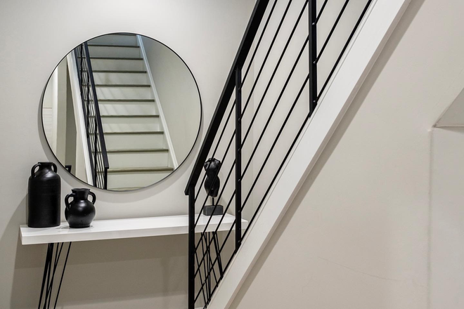 Staircase to rooftop deck - Cozy Modern Home (Free Wifi & Security System)