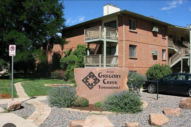 Outside view of apartment complex - Gregory Creek Townhomes