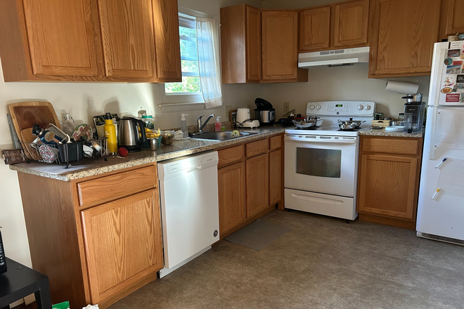 Kitchen and dining space - Super close to campus, well maintained unit