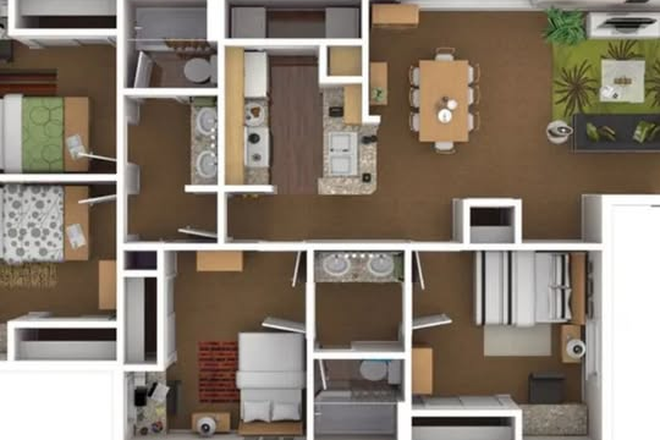 Full apartment layout - Milestone