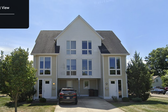 Outside street view, 101 is on the right - Campus Commons