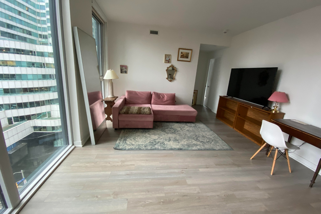 Living Room - Downtown Toronto Sublet – 2 Bed, 2 Bath at King & Spadina